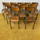 Lot 14 chaises d’école