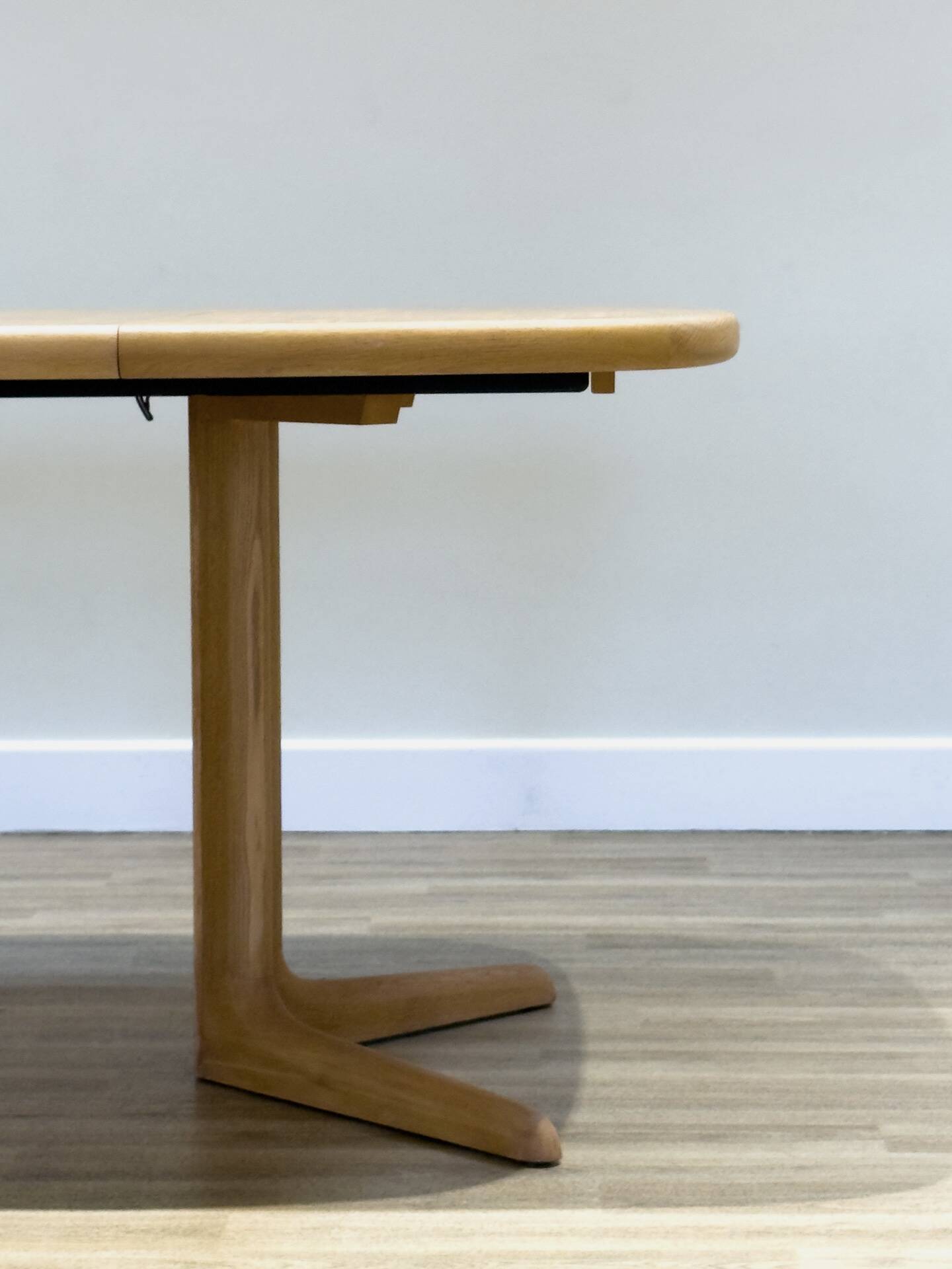 Danish Double Extending Oak Dining Table by Skovby, 1960s
