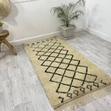 Handcrafted Moroccan Berber carpet 180 X 92 CM
