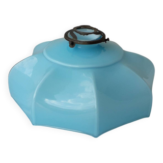Blue lampshade