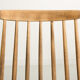 4 bistro chairs with solid wood bars