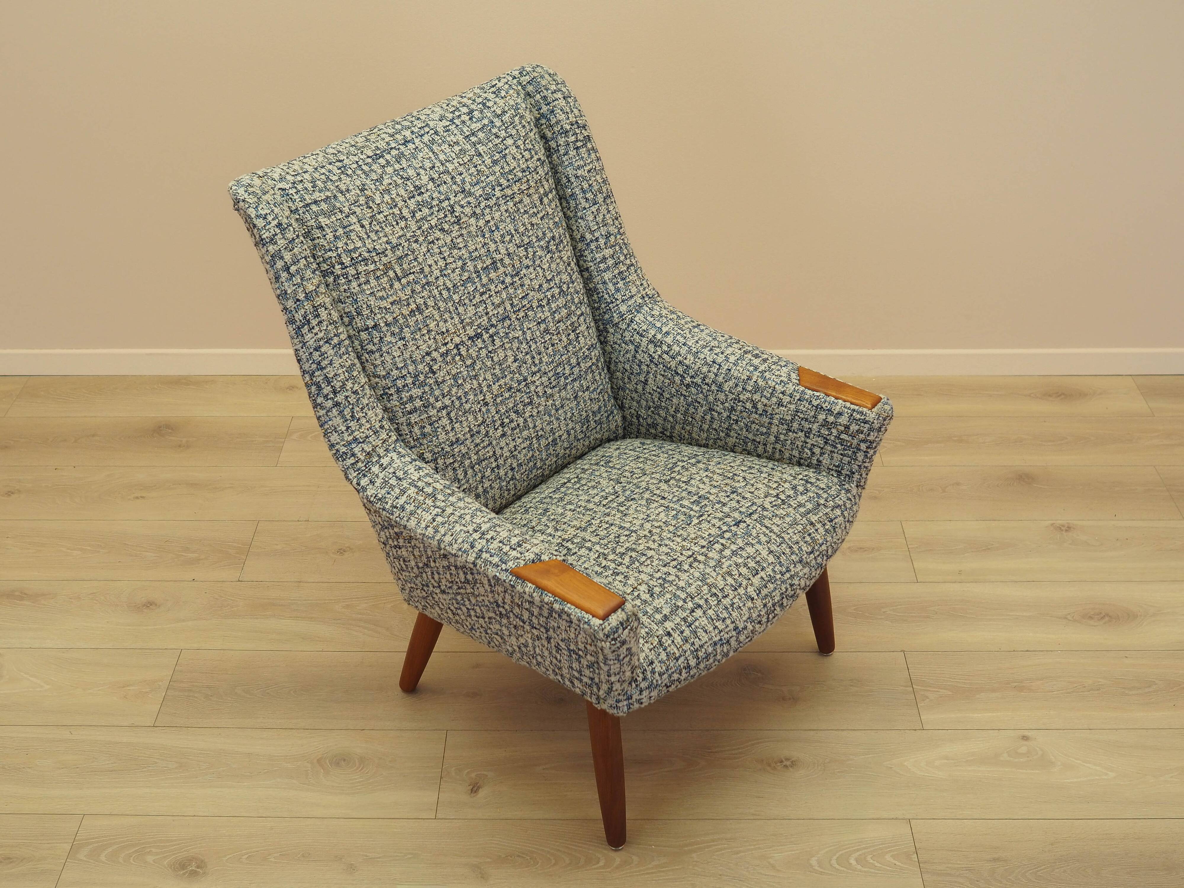 Fauteuil, design danois, années 1970, fabriqué au Danemark