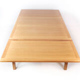 Dining table with extensions, model 5360, of walnu by Børge Mogensen, 1960s