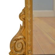 Miroir de cheminée victorien doré