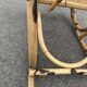 Rattan and cane rocking chair