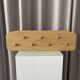 Vintage Solid Wood Wall-Mounted Coat Rack – 7 Pegs