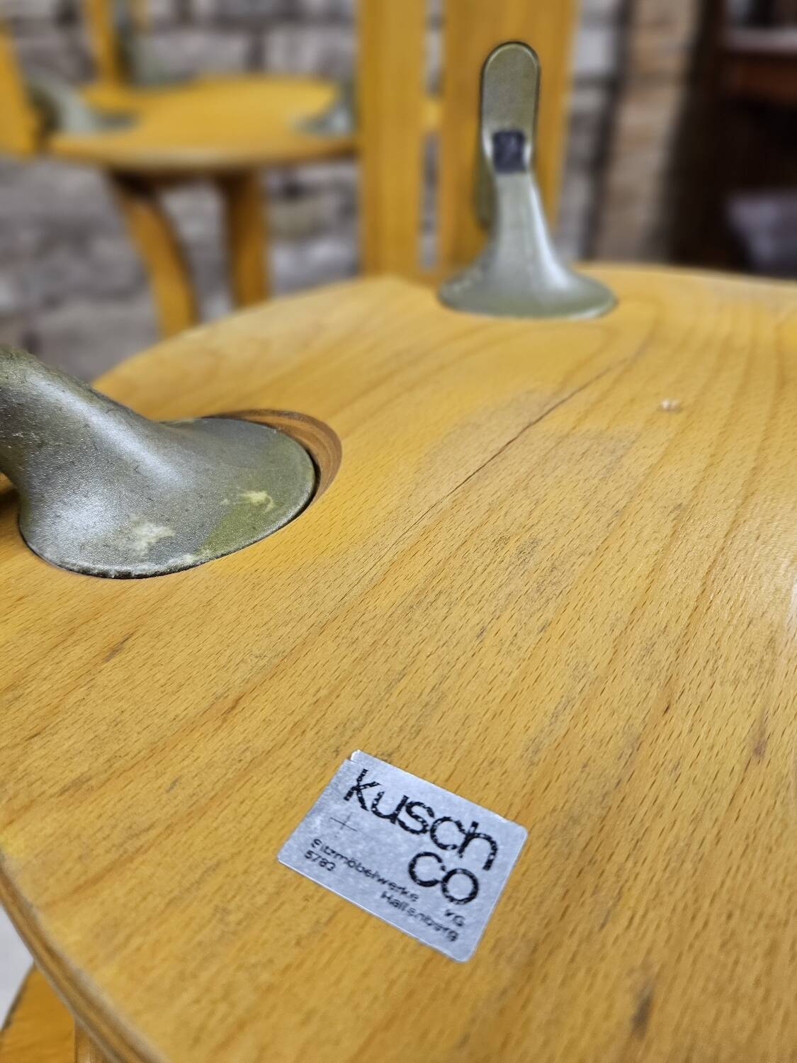 Lot of vintage bruno rey 1970" chairs