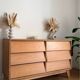 Grande Commode Double Vintage / Style Scandinave (6 tiroirs)
