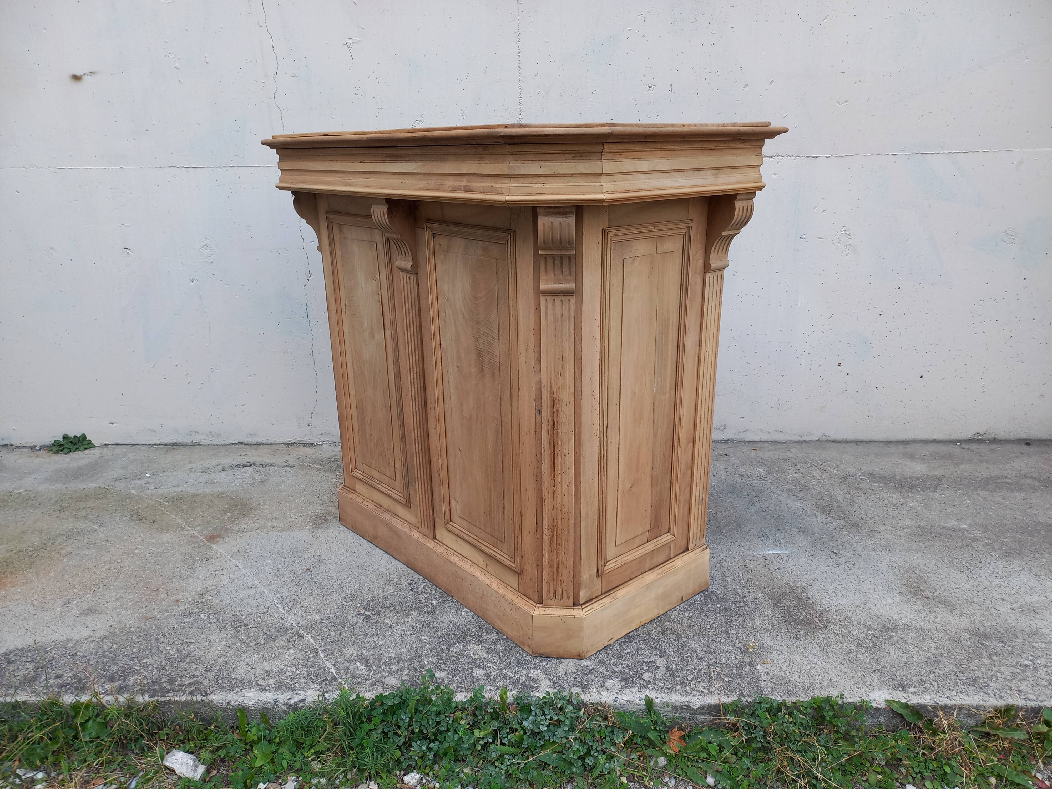 Former store counter, bar