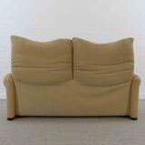 Set (2) Cassina Maralunga Sofas in beige Bouchlé-Fabrics by Vico Magistrett
