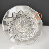 Vase en cristal taillé