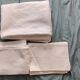 Damask white tablecloth and napkins