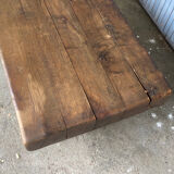 Solid oak coffee table