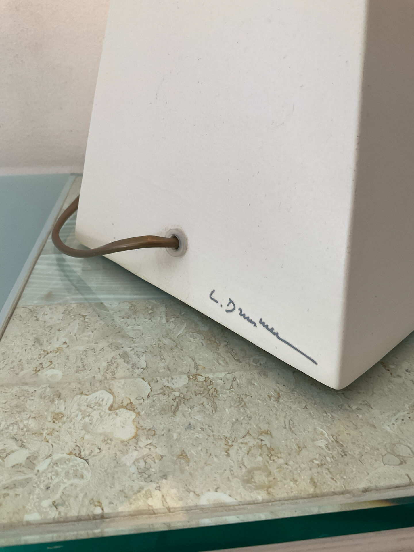 Vintage ceramic lamp by Louis Drimmer from the 70s-80s.