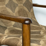 Vintage wooden armchair – 1970s design