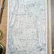 Bois de Boulogne, old map, printed in 1914.