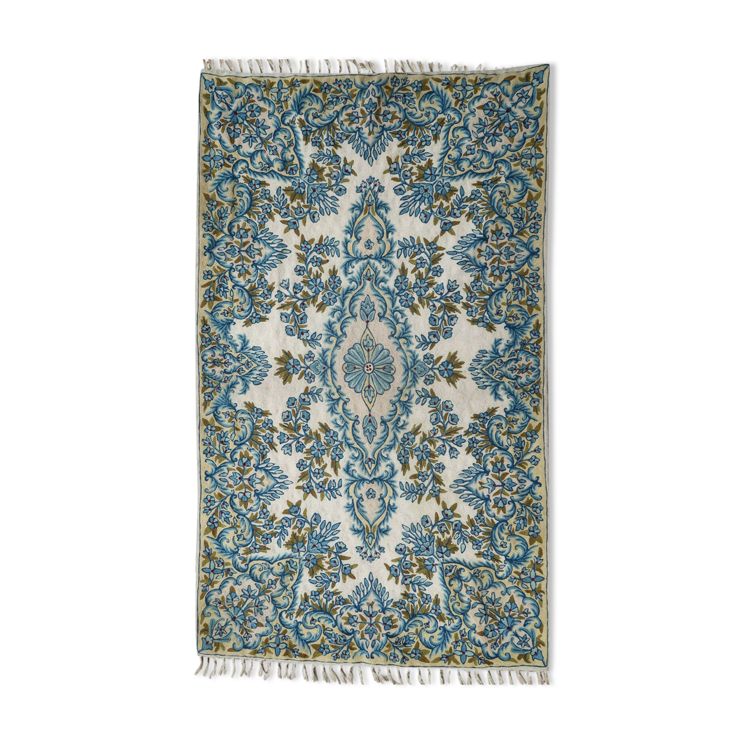 Indian rug Kashmir 1970