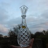 Bavarian crystal decanter + 8 glasses – with original box