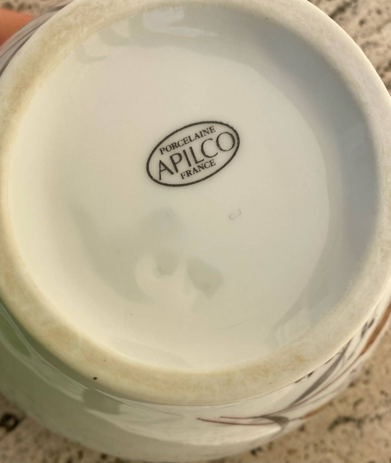 4 vintage deshouliiere porcelain bowls