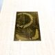 George Mathias Travertine Coffee Table for Maho with Artwork nr 12/50, 1970's