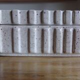 Square-shaped enamelled sandstone box