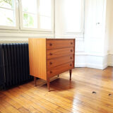Chest of drawers 4 vintage drawers from the 60s