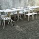 Set of chairs and tables bistro metal