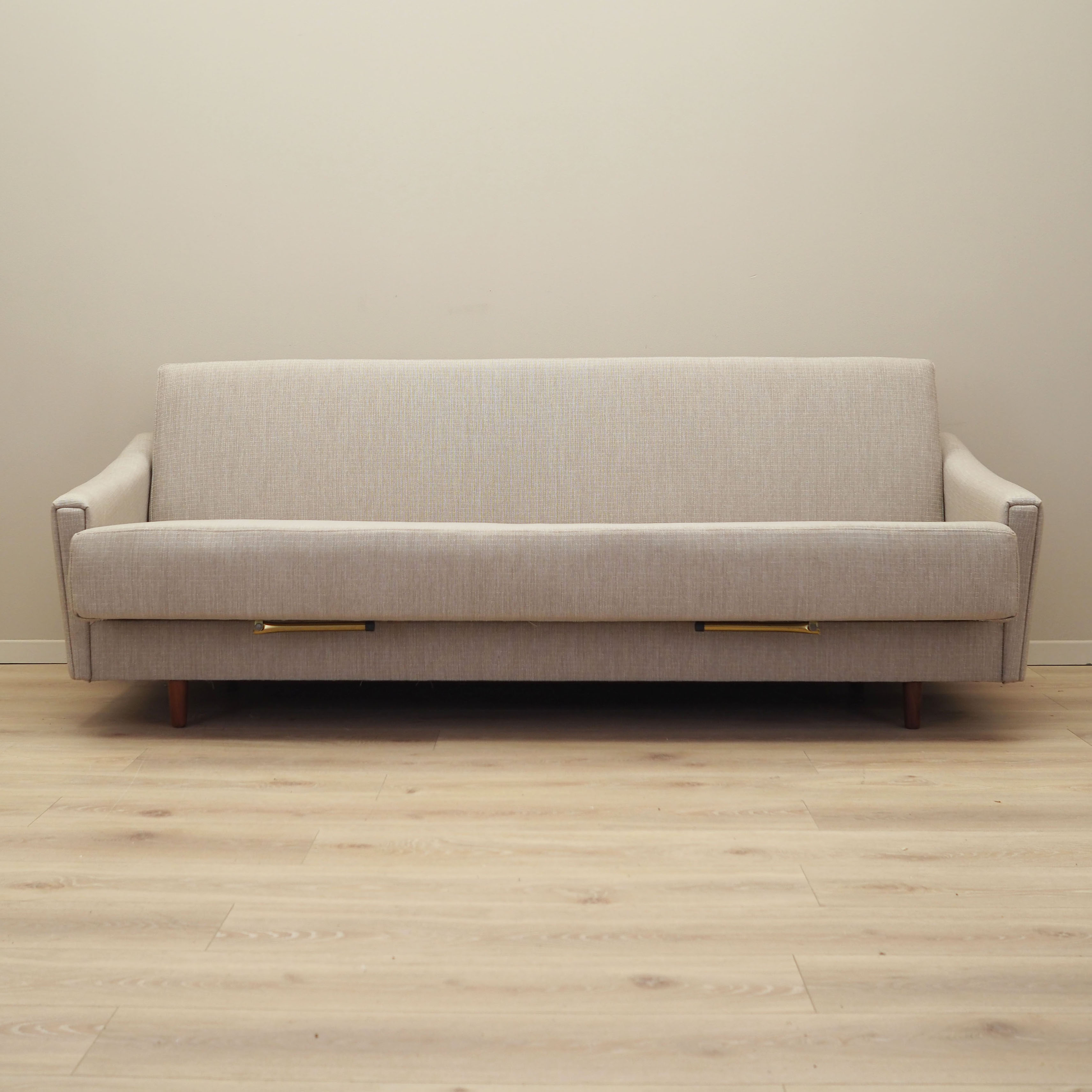 Beige sofa bed, Danish design, 1970s, production: Denmark