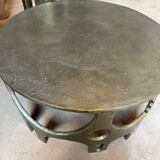 Paire de tables brutalistes Vlab finition bronze