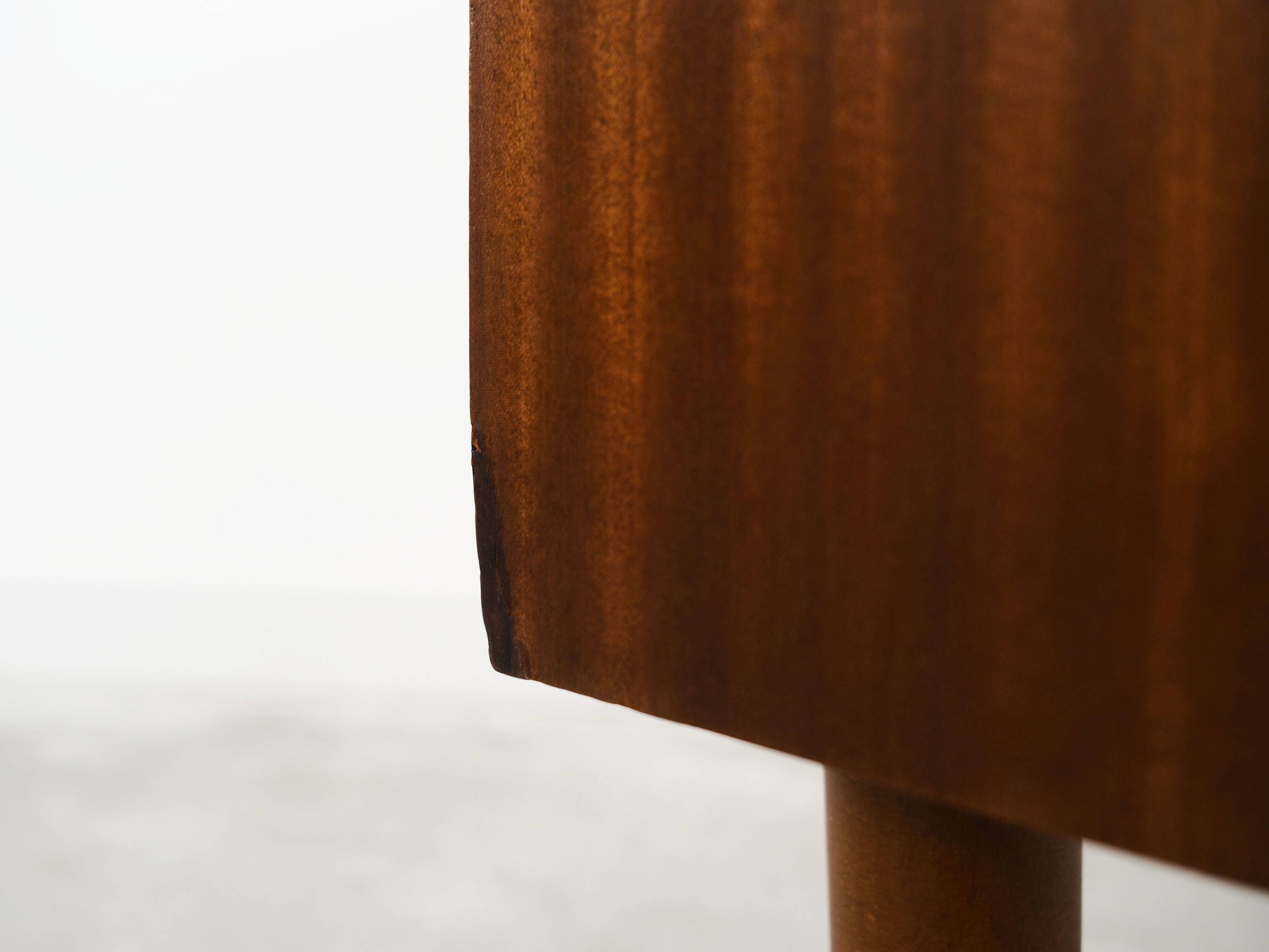 Mahogany secretary, Danish design, 60s, production: Denmark