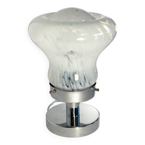 Lampe champignon verre - murano mazzega