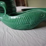 Service to Sarreguemines Green fish, plates dish and sauce