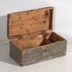 Small antique solid wood chest (c.1920) #73