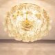 Spectacular Sputnik Flush Mount Glass Snow Balls by Doria, Germany, 1970s