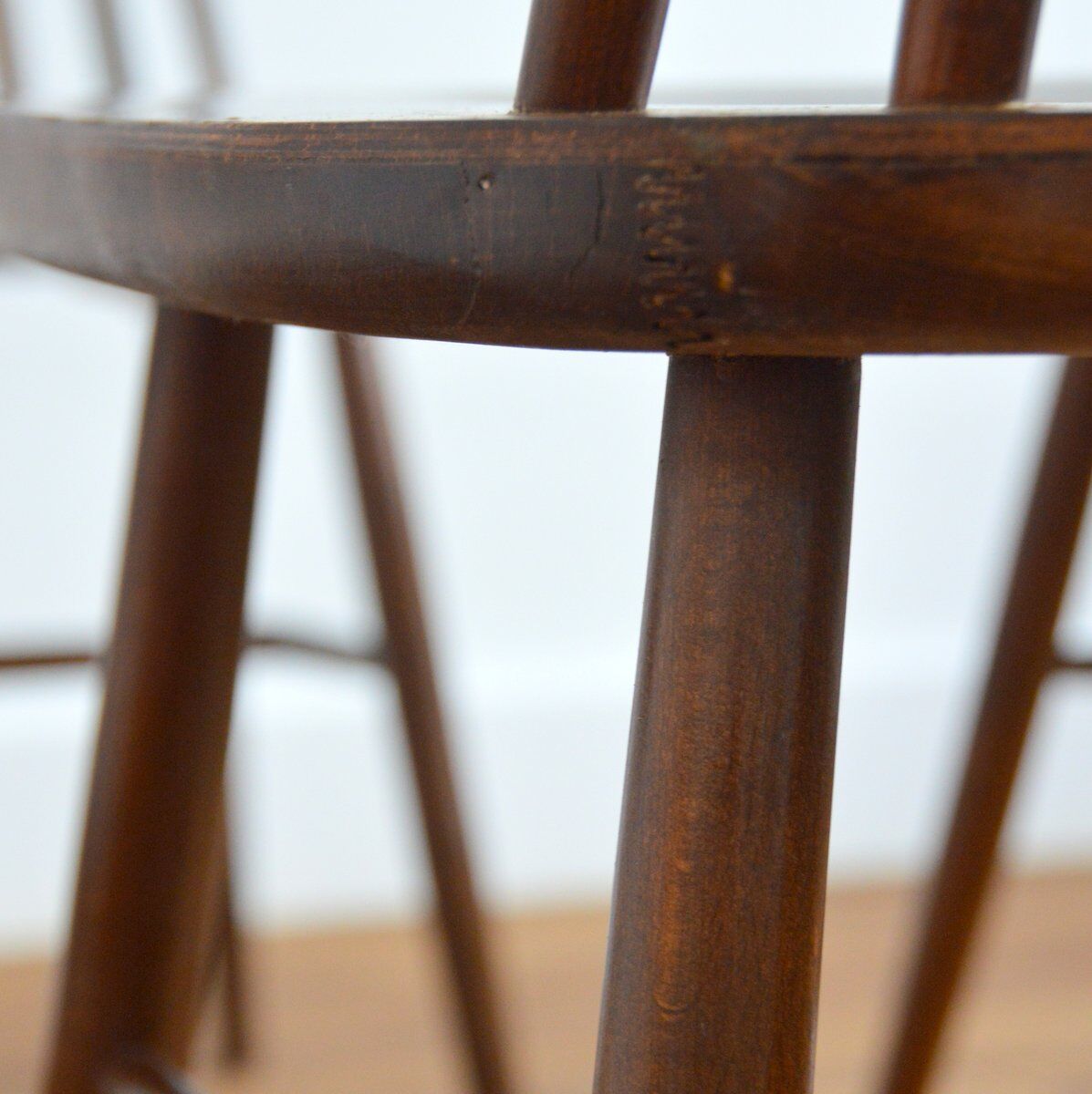 Suite of 4 chairs Stockholm Ikea vintage 1960s