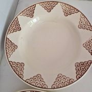 Set of 12 Deep Plates Saint Amand Model 4054