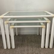 Trio de tables gigognes des années 70-80