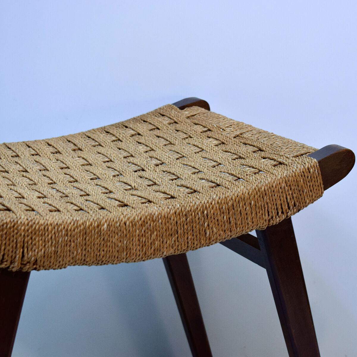 Gispen's Ottoman vintage braided rope stool