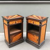 Pair of Art Deco bedside tables from the 1920s.