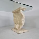 Stone Shell Dining Table from Magnussen Ponte Mactan, 1980s
