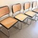 Set de 4 chaises B32 par Marcel Breuer