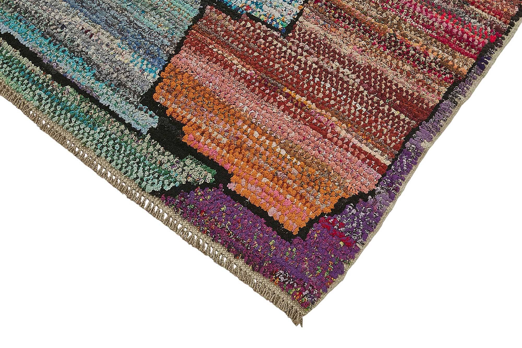 Handwoven Turkish Recycled Boho Rug 200 cm x 310 cm