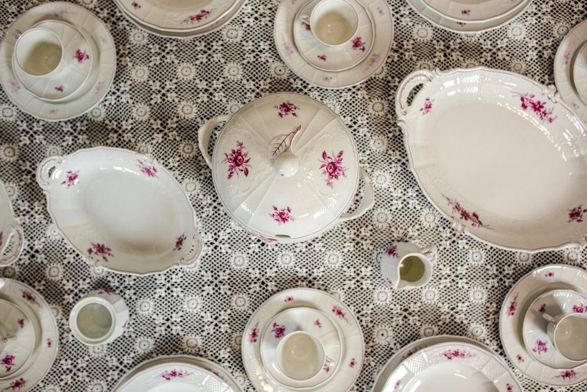 Porcelain Service from Fürstenberg, West Germany, 1960s, Set of 69