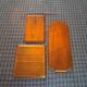 3 teak trays by Karl Holmberg - Sweden 1950s/60s
