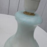 Pair of light blue alabaster lamps