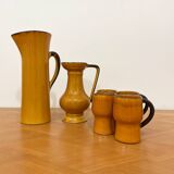 Ceramic orangeade service from Vallauris signed CPL - 1960s/70s