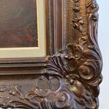 Aldo Giordani - Monk by the glass - Oil on framed canvas