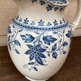 Pitcher Sarreguemines model Burgis late XIXth