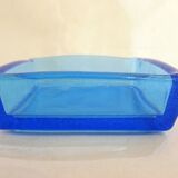 Pair of vintage turquoise trinket trays