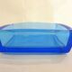 Paire de vide poche vintage en verre turquoise